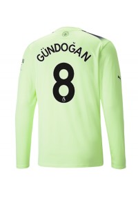 Manchester City Ilkay Gundogan #8 Fotballdrakt Tredje Klær 2022-23 Lange ermer